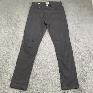 Todd Snyder Jeans Mens 28x32 Black Slim Fit Corduroy Pants Cotton Casual